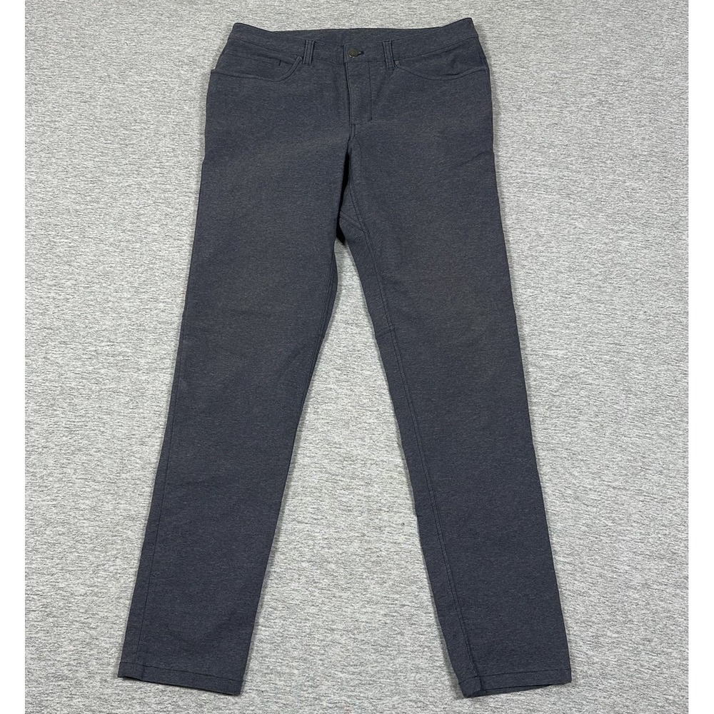 Lululemon Pants Mens 32x34 Blue Slim ABC Tapered Tech Canvas Outdoor City